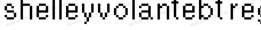 shelleyvolantebt reg字体转换